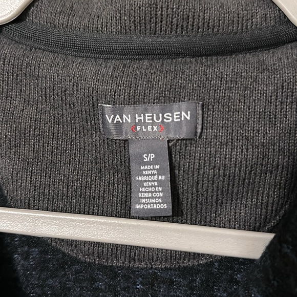 Van Heusen fleece quarter zip - Blue/Grey - Picture 4 of 6